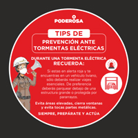 Stickers Prevención de Tormentas