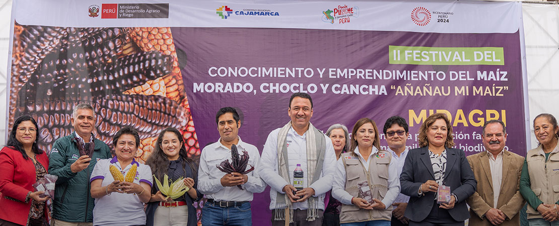 Alianza por la agricultura: Minera Poderosa promueve maíz morado INIA 601 en festival agrícola nacional