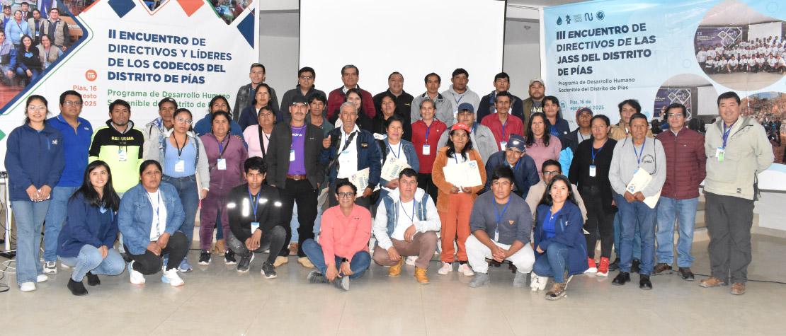 CODECO y JASS de Pataz y Pías buscan mejorar calidad de vida de sus comunidades con proyectos de desarrollo