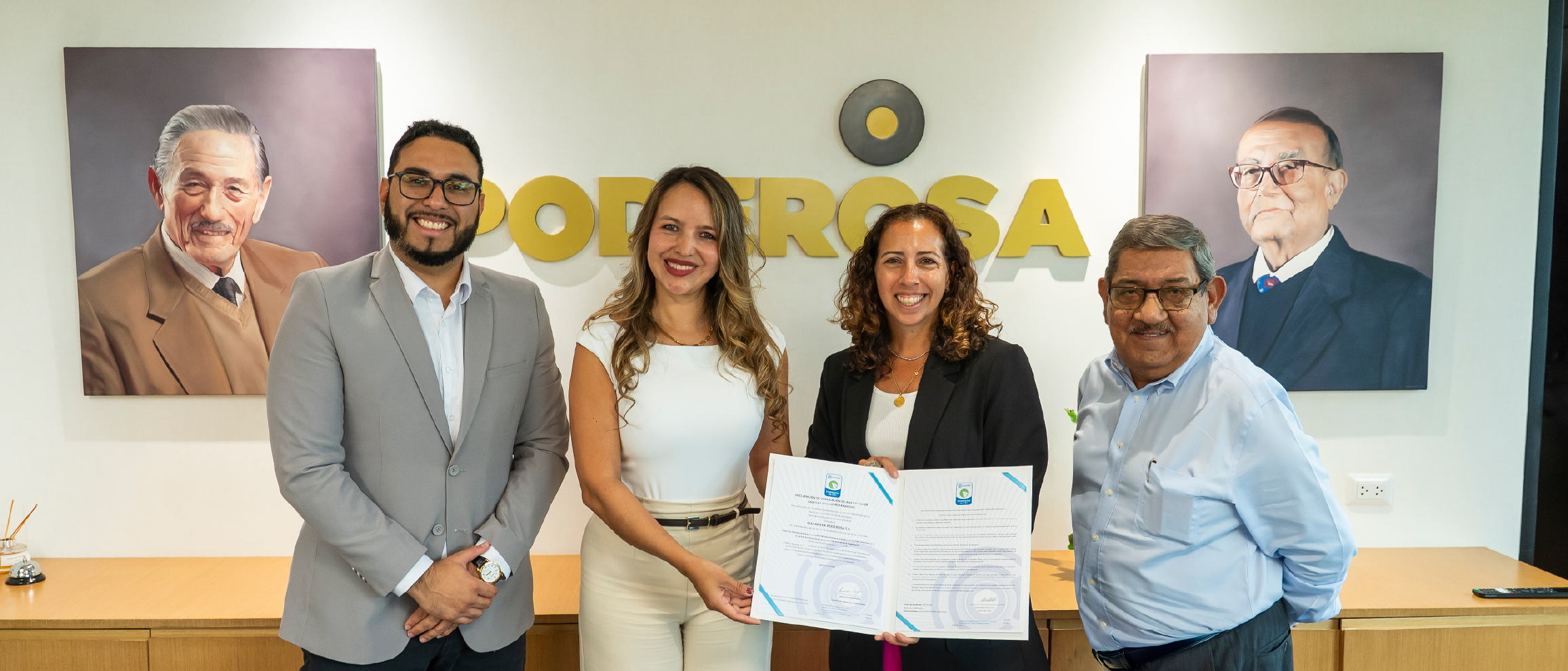 Poderosa obtiene el Certificado de Verificación de Gases de Efecto Invernadero
