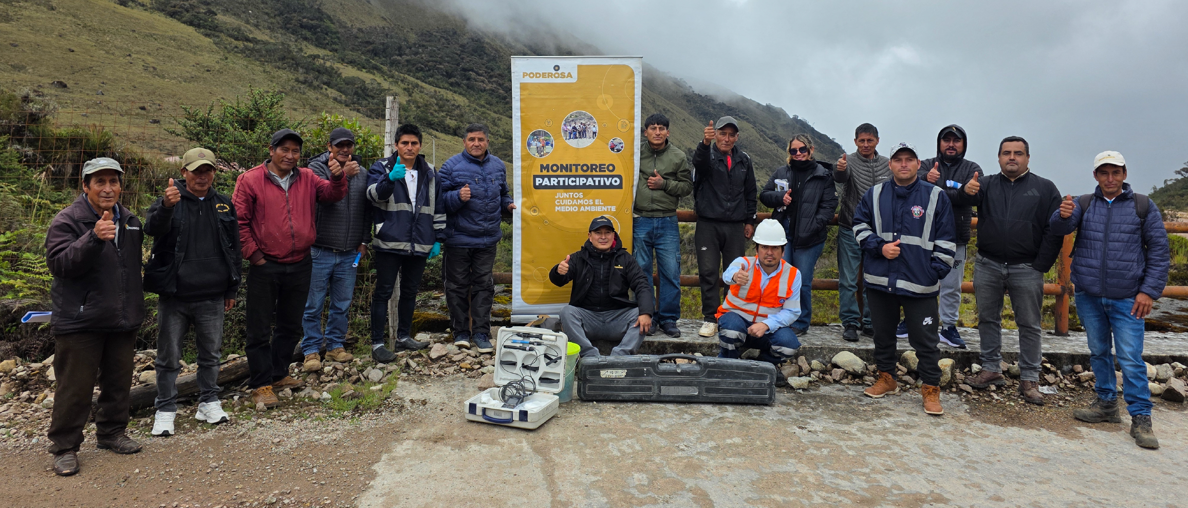 Minera Poderosa realizó Monitoreo Ambiental Participativo con comunidades y autoridades locales en el Proyecto Montañitas