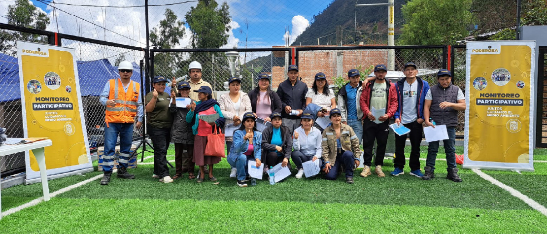 Poderosa realizó monitoreos ambientales participativos en sus operaciones