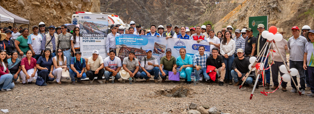 Puente Lavasén: Obra por Impuestos de S/ 34.6 millones mejora conectividad de las provincias de Pataz, Bolívar y Sánchez Carrión