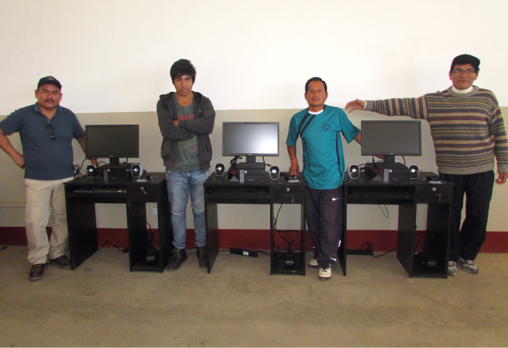 Asociación Pataz: cientos de escolares del distrito de Pataz se benefician con renovación de computadoras para mejora de Telecentros