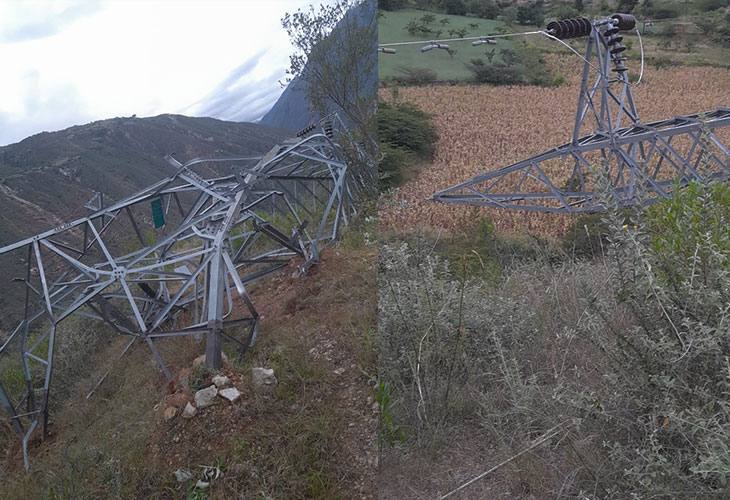 CONTINÚAN ATENTADOS CONTRA PODEROSA: Criminales vuelan torre que conecta con el Sistema Eléctrico Nacional