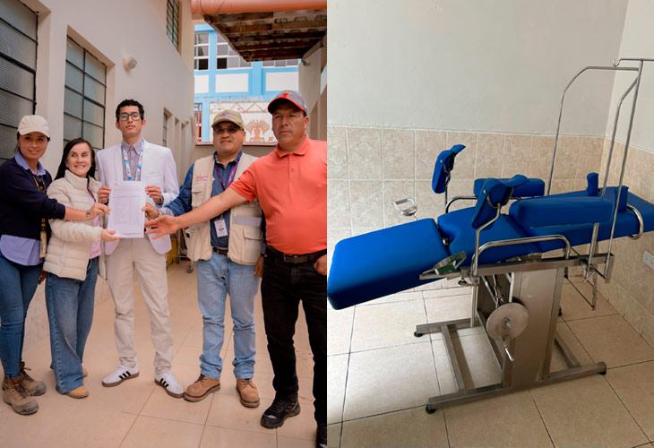 Minera Poderosa fortalece la atención de Salud en Piás con mejoras en su puesto de Salud y nuevo equipamiento médico