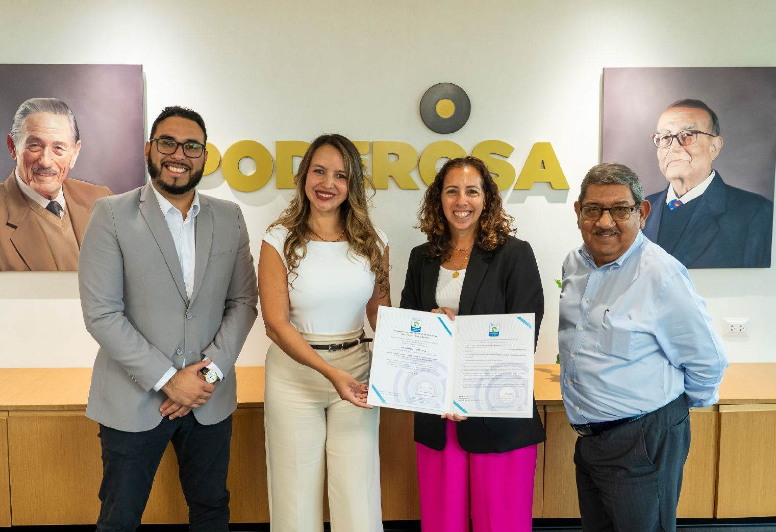 Poderosa obtiene el Certificado de Verificación de Gases de Efecto Invernadero