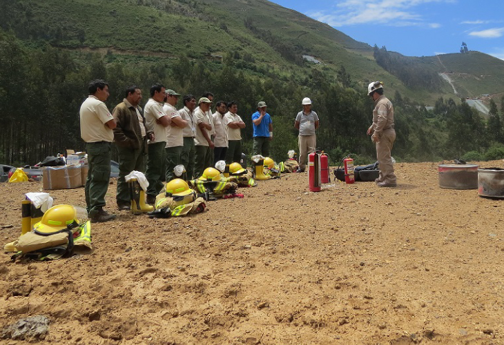 Guardaparques del Parque Nacional del Río Abiseo son capacitados en manejo y control de incendios forestales