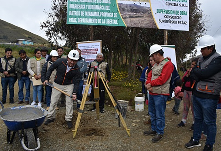 Inicia obra de agua y desagüe para 5 anexos de la Comunidad Campesina La Victoria ejecutado a través del mecanismo de Obras por Impuestos