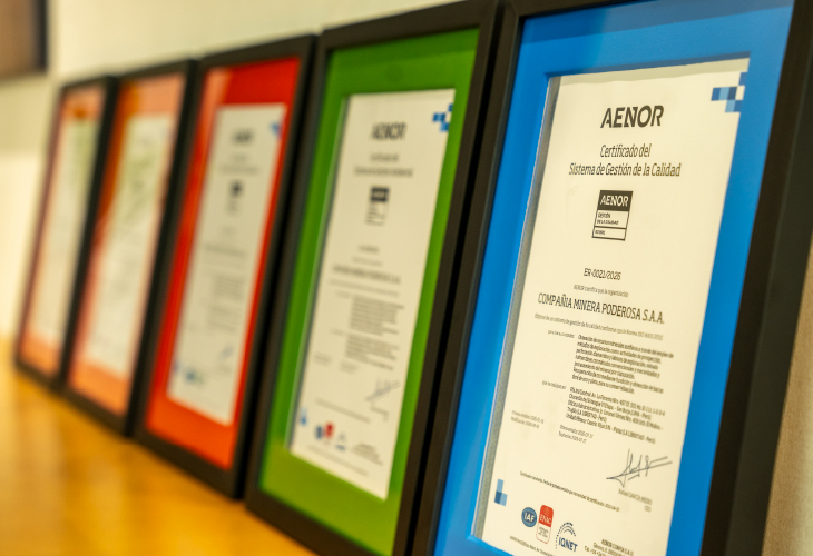 Poderosa recibe cinco certificaciones ISO que reconocen nuestro compromiso con la excelencia