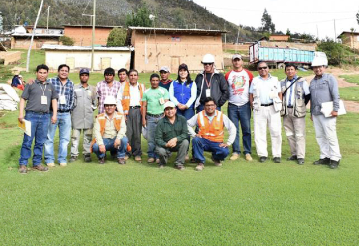 Obras por Impuestos: anexo Chuquitambo recibe sistema de riego tecnificado operativo