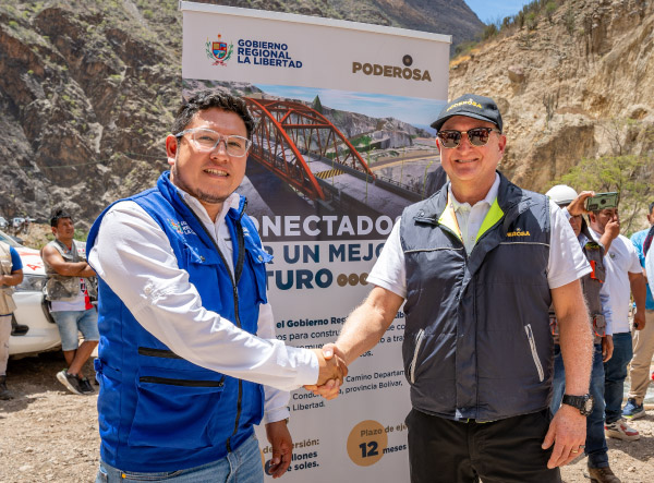 Puente Lavasén: Obra por Impuestos de S/ 34.6 millones mejora conectividad de las provincias de Pataz, Bolívar y Sánchez Carrión